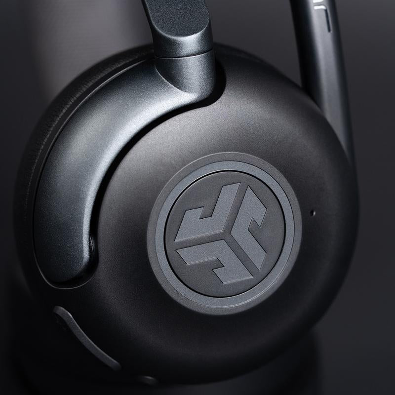 Jlab Epic Work ANC Wireless On-Ear Headset Black, Quick Mute Rotating Boom Mic, 2 in 1 Docking Station, Fast Pair, Premium Work Headset, Noise Cancellation, Bluetooth, Crystal Clear Call Quality