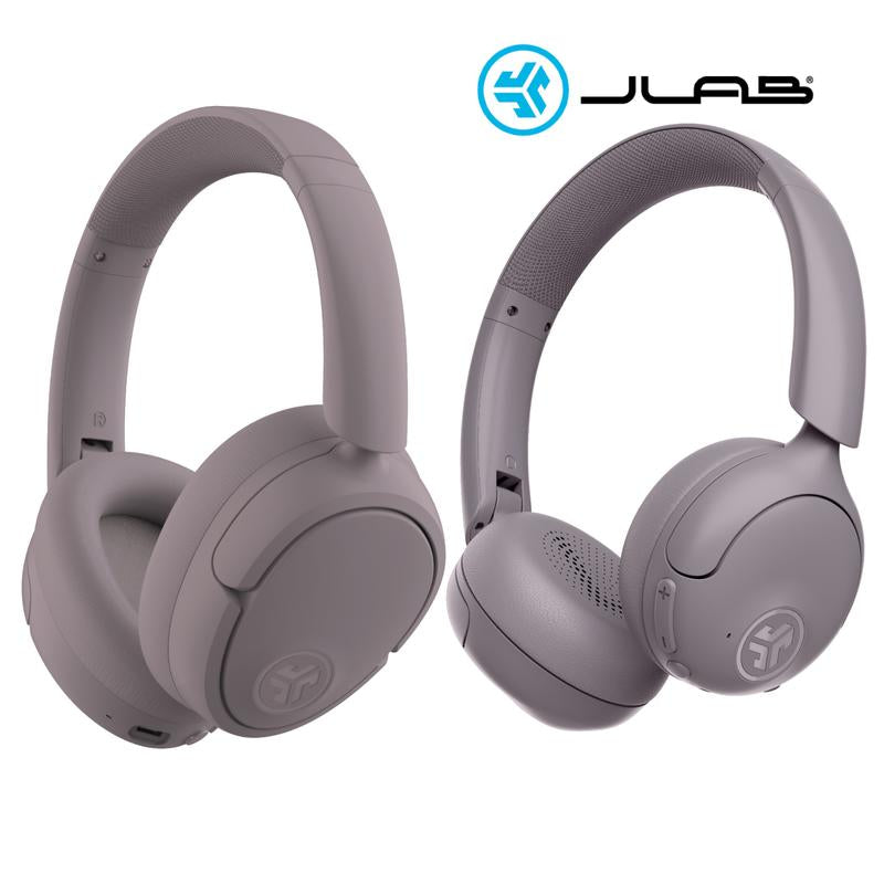 Gift Set: Jlab Jbuds Lux & Go Lux Active Noise Cancelling Headphones, over Ear & on Ear Headphones, Mauve