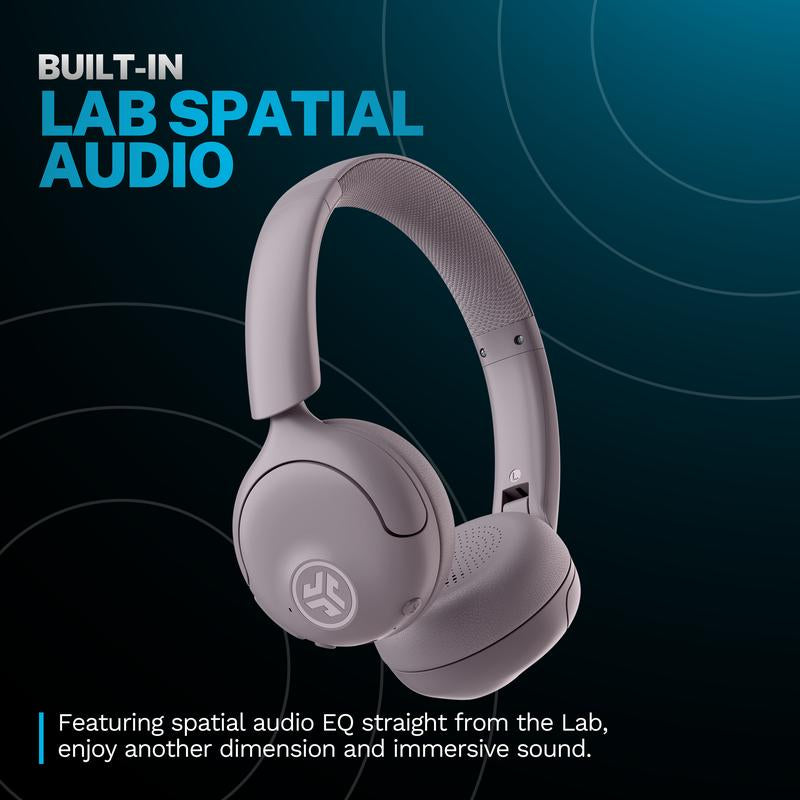 Gift Set: Jlab Jbuds Lux & Go Lux Active Noise Cancelling Headphones, over Ear & on Ear Headphones, Mauve