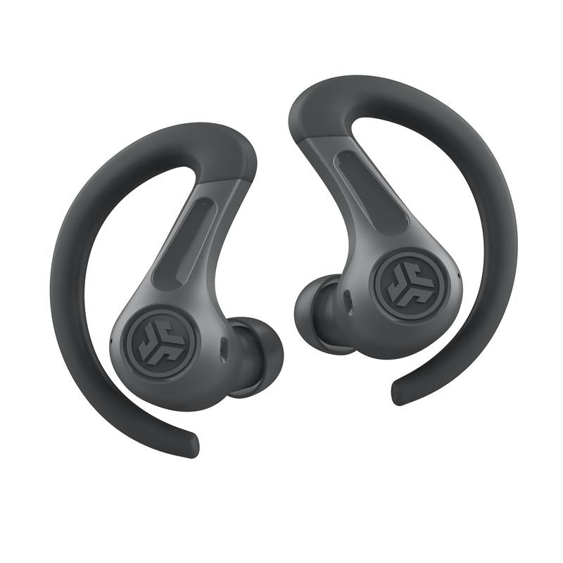 Jlab Jbuds Sport ANC 4 Wireless Earbuds, 60+ Hr Battery, Sweatproof, Earhook Fit, Hybrid Noise Canceling, Be Aware Mode, Bluetooth 5.2