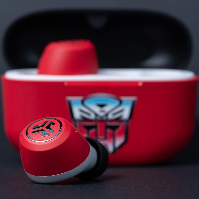 Transformers X Jlab Jbuds ANC 3 True Wireless Earbuds, 42+ Hrs Playtime, Hybrid ANC, Custom Sound, Multipoint Connect, Iphone/Android, Charging Case Audio Bluetooth