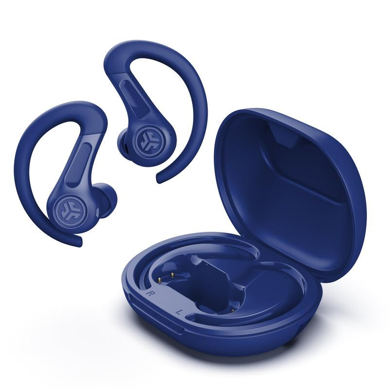 Jlab Jbuds Sport ANC 4 Wireless Earbuds, 60+ Hr Battery, Sweatproof, Earhook Fit, Hybrid Noise Canceling, Be Aware Mode, Bluetooth 5.2