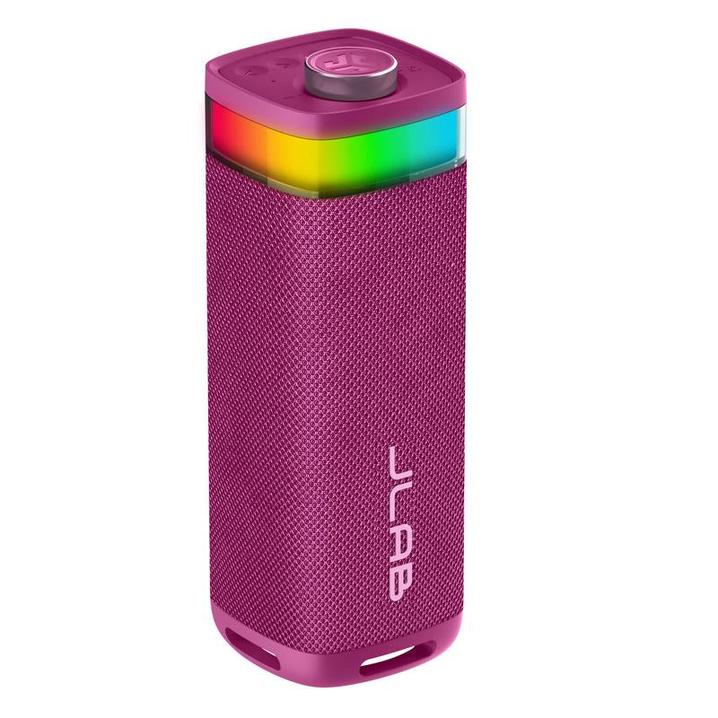 Must Have Speakers: Jlab Jbuds Party Portable Bluetooth Speaker, 30 Watts, 8.27" Tall, Customizable RGB Lighting, IP56 Splashproof, 12 Hr Playtime, Stereo Pairing & Labsync up to 100 Speakers