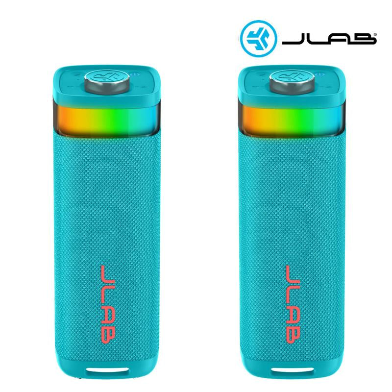 Must Have Speakers: Jlab Jbuds Party Portable Bluetooth Speaker, 30 Watts, 8.27" Tall, Customizable RGB Lighting, IP56 Splashproof, 12 Hr Playtime, Stereo Pairing & Labsync up to 100 Speakers