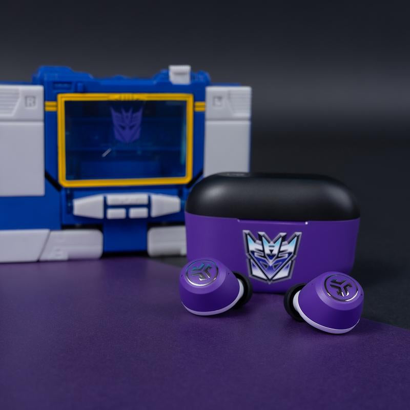 Transformers X Jlab Jbuds ANC 3 True Wireless Earbuds, 42+ Hrs Playtime, Hybrid ANC, Custom Sound, Multipoint Connect, Iphone/Android, Charging Case Audio Bluetooth