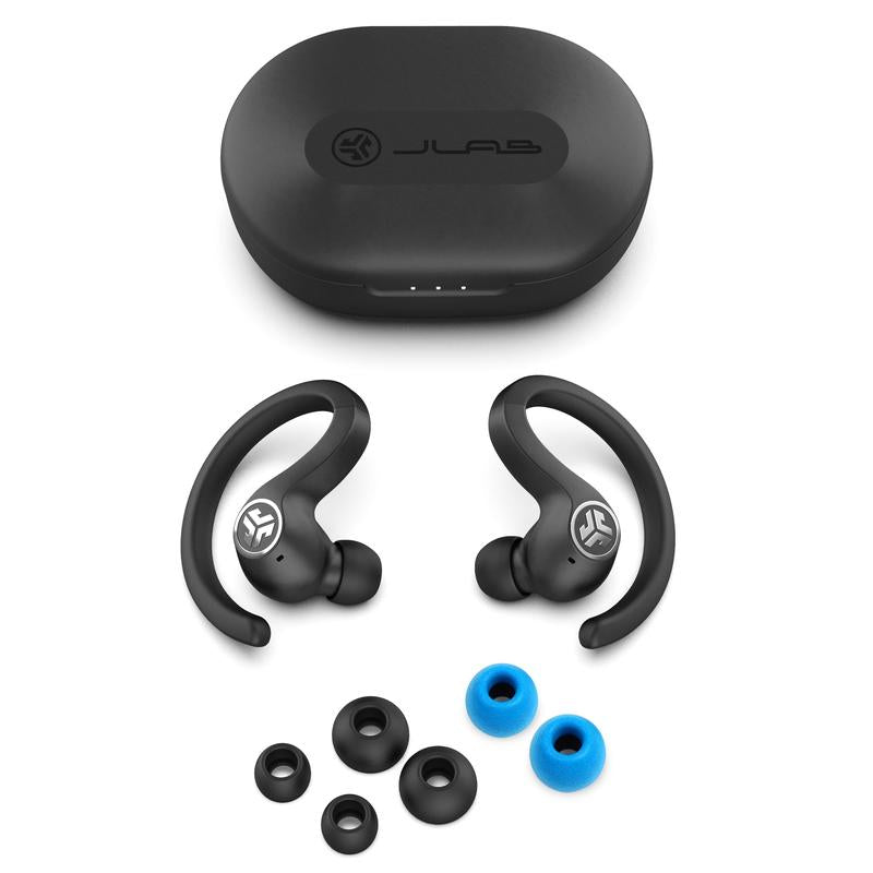 Jlab Jbuds Air Sport Gen 3 True Wireless Bluetooth Earbuds, Charging Case, , IP66 Sweat Resistance, Dual Connect, 3 EQ Sound, Fast Charge, Microphone