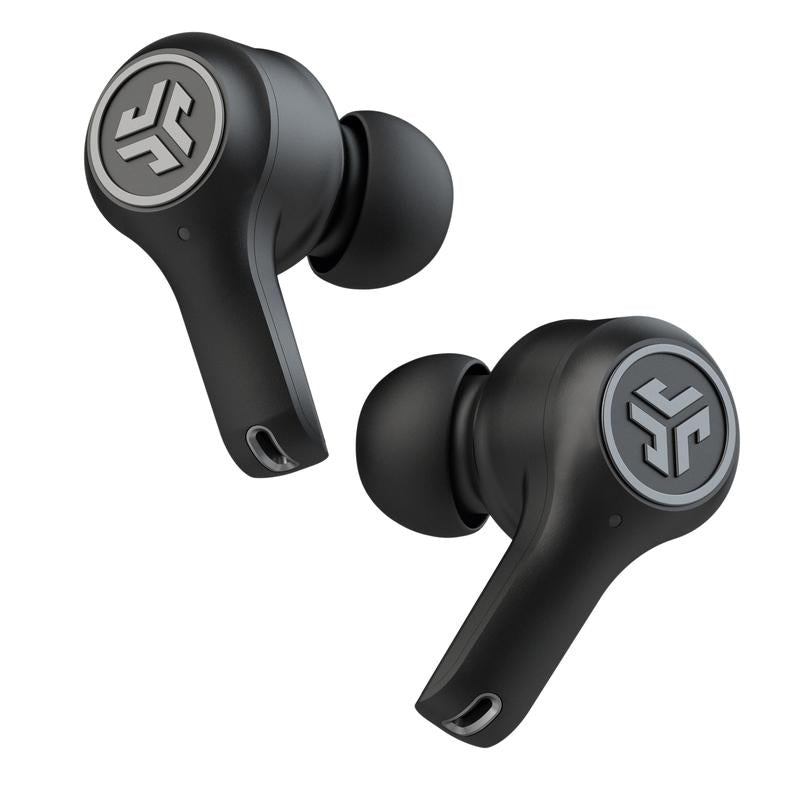 Jlab Epic Air ANC True Wireless Bluetooth Earbuds, Active Noise Canceling, IP55 Sweatproof, 40+ Hour Playtime, Integrated USB Charging Case Audio Cable